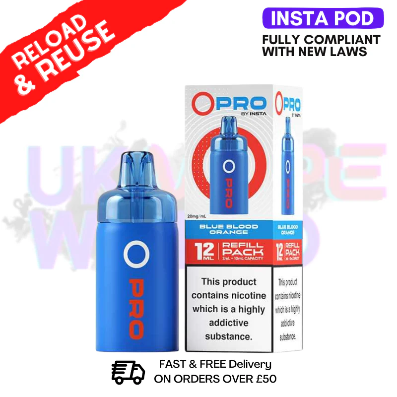 20MG Blood Orange Insta O Pro Refil Pack (12ML)
