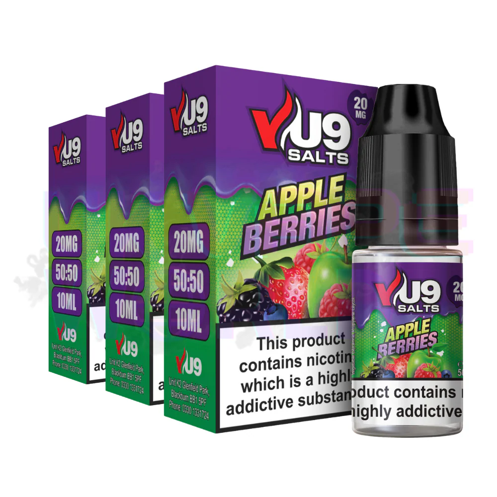 Apple Berries Nic Salt By VU9 - Image 2