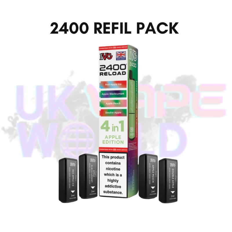 Apple Edition IVG 2400 RELOAD Pods - Box Of 10 - Image 2