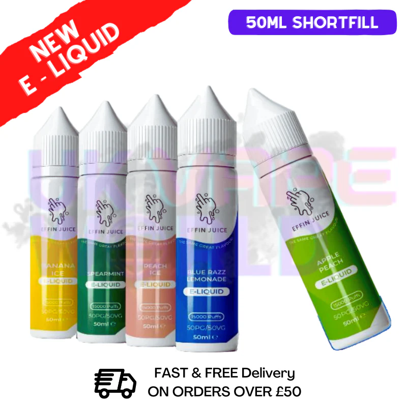 EFFIN Juice 50ML Shortfill Eliquid - £4.00