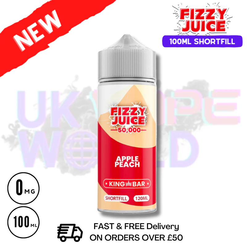 Apple Peach Fizzy Juice 100ml E-Liquid - £7.99