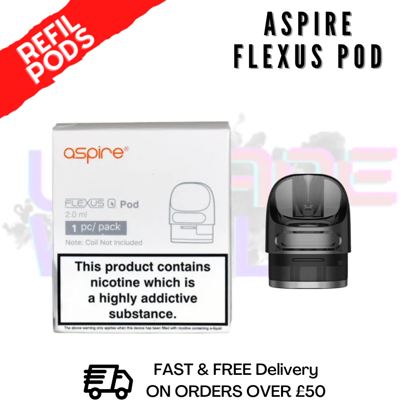 Aspire Flexus Q Replacement Pod - Only £1.95
