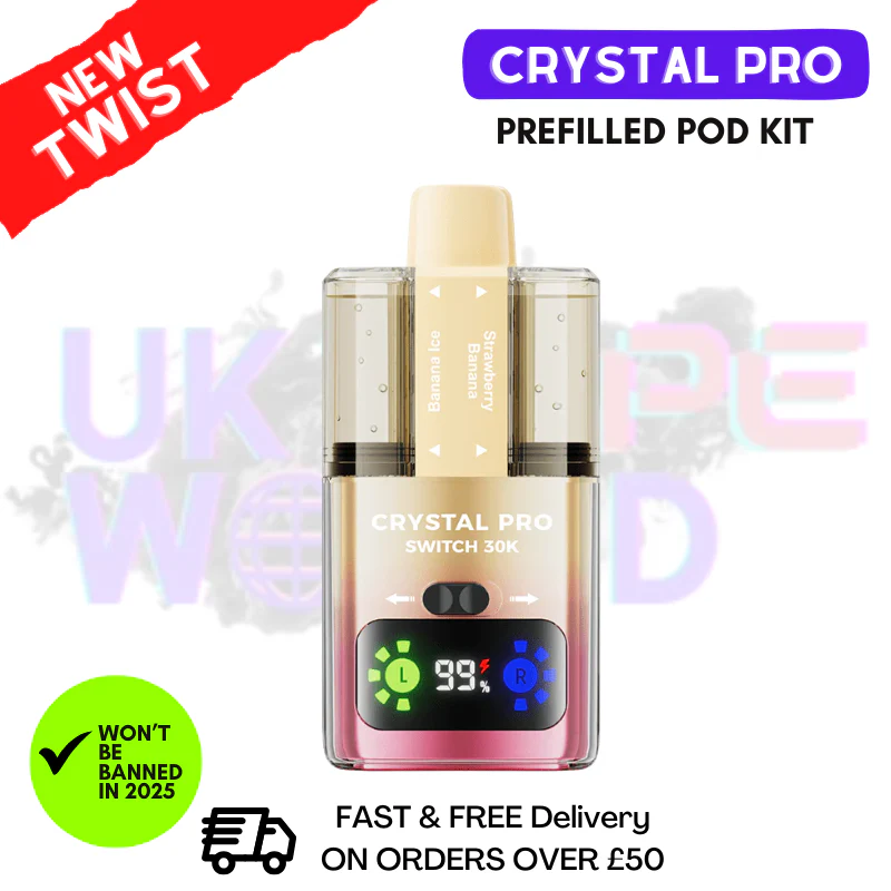 Banana ICE Crystal Pro 30K Switch Prefilled Pod Kit