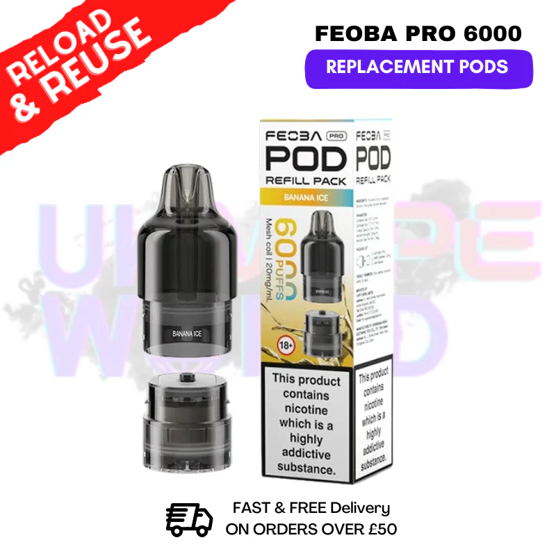 Banana Ice FEOBA Pro 6000 Replacement Pods