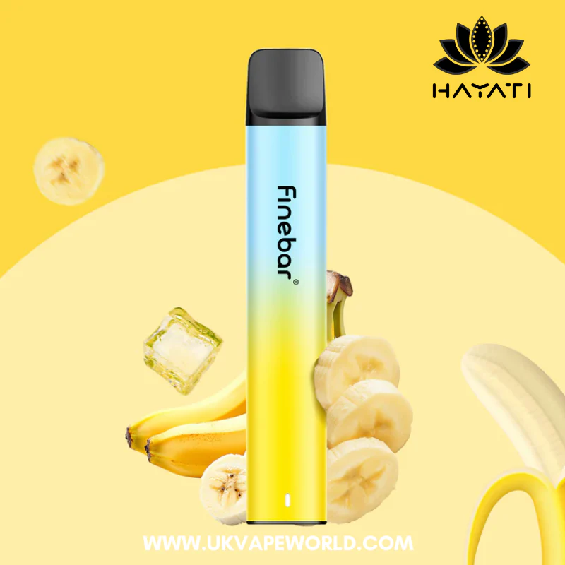 Banana Ice Hayati Finebar Prefilled Pod Kit - 5 For £15