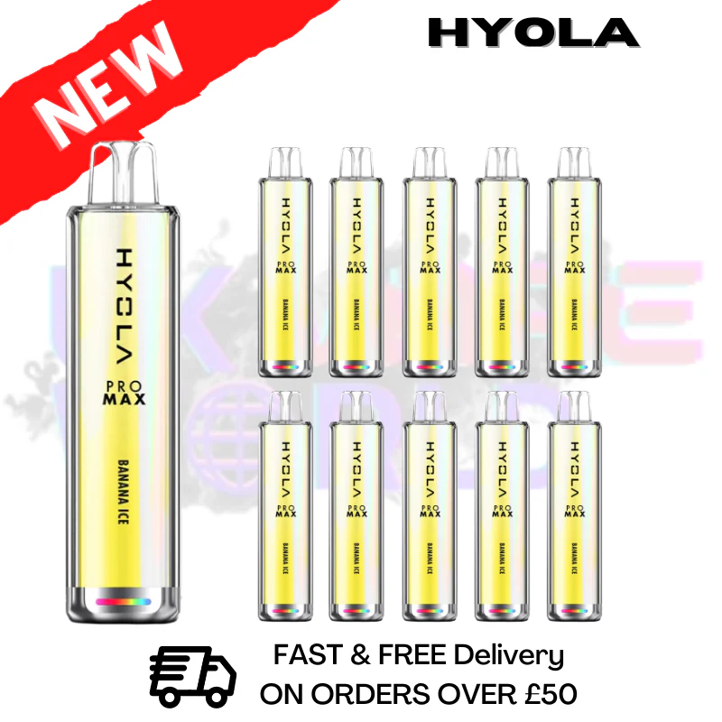 Banana ICE Hyola Pro Max 8000 Puff Box Of 10