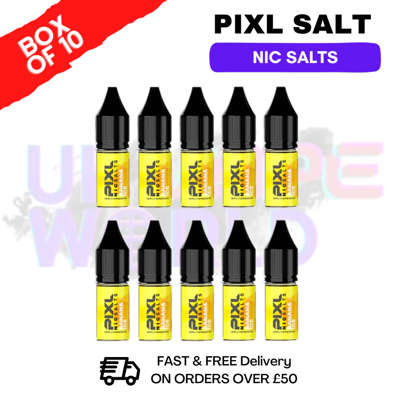 Banana ICE Pixl Nic Salt Box Of 10