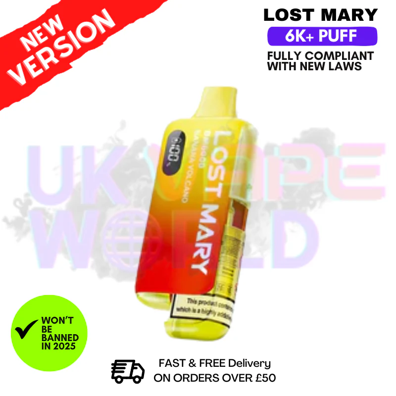 Banana Volcano Lost Mary 6K Puff Pod Kit - Only £8.99