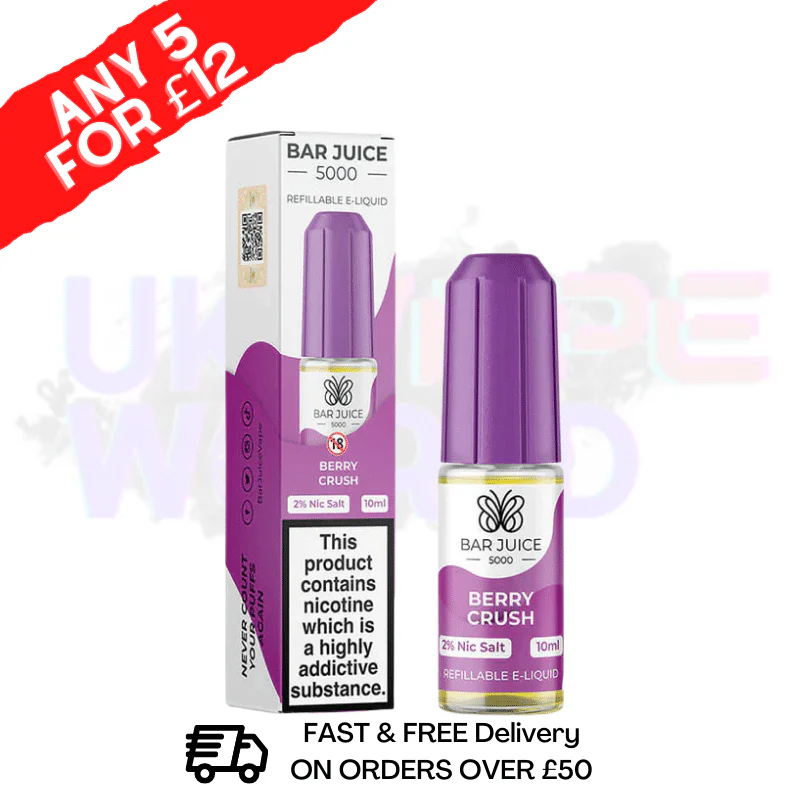 Bar Juice 5000 NicSalt E-Juice Berry Crush