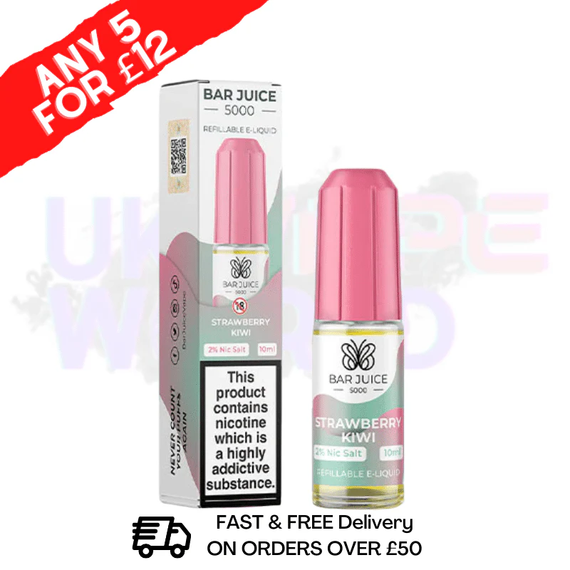 Bar Juice 5000 Nicsalt E-Juice Strawberry Kiwi Flavour