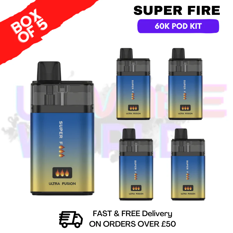 Bear Edition SuperFire 60K Ultra Fusion Box Of 5