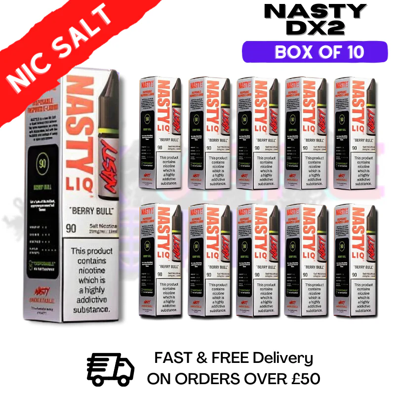 Berry Bull - NastyLiq Nic Salt Box Of 10