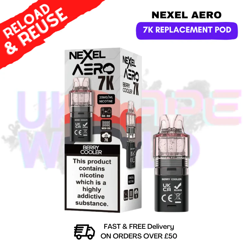 Berry Cooler  Nexel Aero 7K Replacement Pods