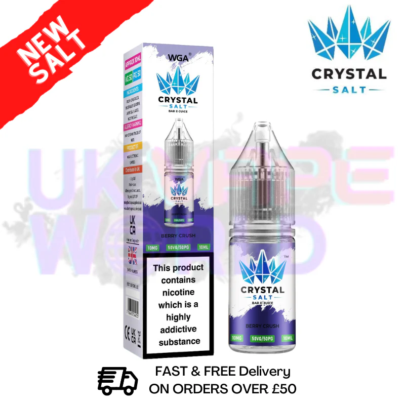 Berry Crush WGA Crystal Nic Salt | Nicotine Salts | Lowest Price