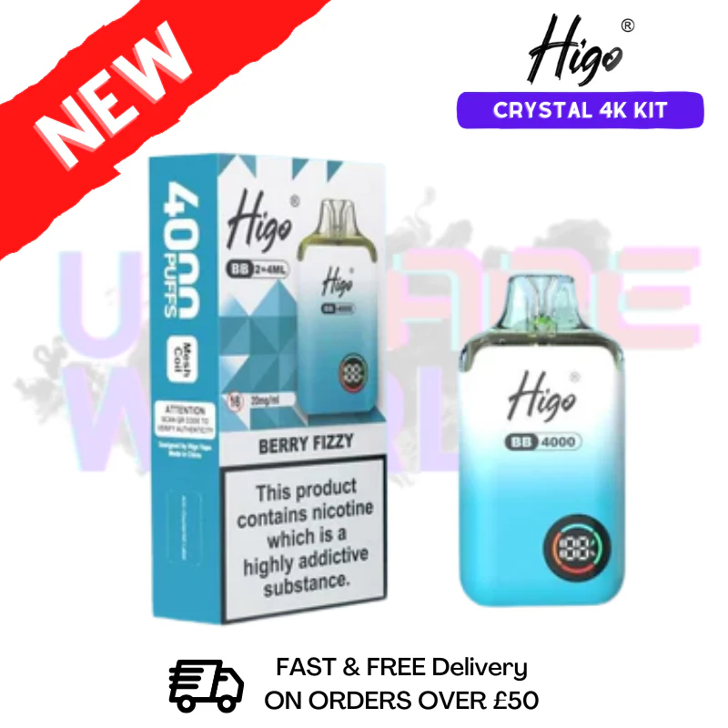 Berry Fizz Crystal Higo 4K 4000 Puff Pod Kit