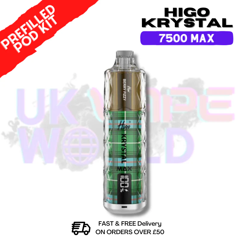 Berry Fizzy Krystal Higo 7500 Max Prefilled Pod Kit