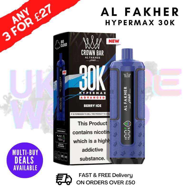 Berry ICE Al Fakher 30K HyperMax Pod Kit