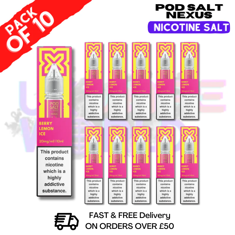 Berry Lemon ICE Pod Salt Nexus Nic Salt Box Of 10