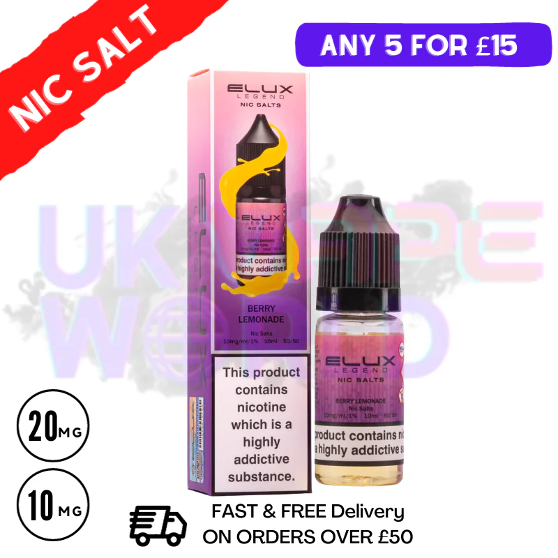 BERRY LEMONADE Elux Legend Nic Salt 10ML eLiquid