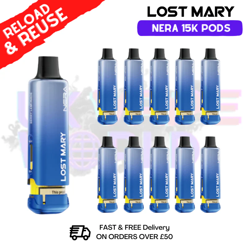 Berry Lemonade Lost Mary Nera15K REFIL Box OF 10