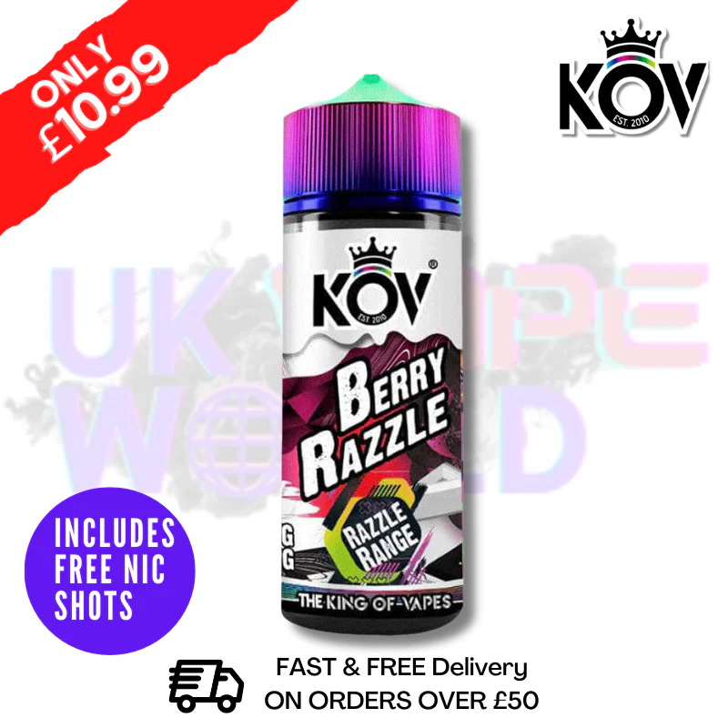 Berry Razzle Range KOV 100ML Eliquid Shortfill E Juice