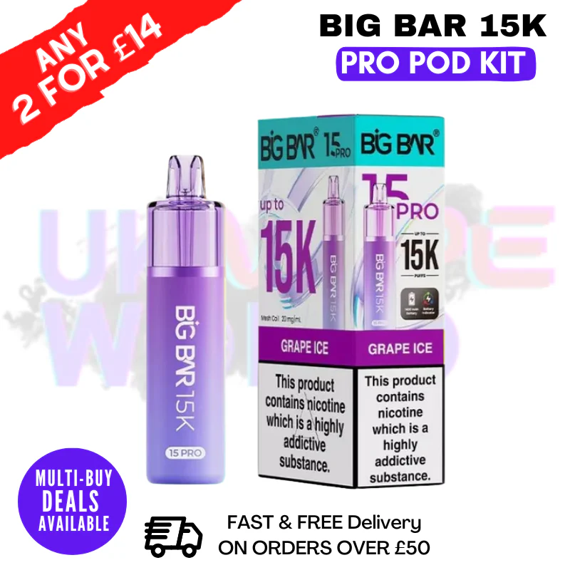 Big Bar 15K Pro 15000 Puff Pod Kit - Any 2 For £14 - Image 10