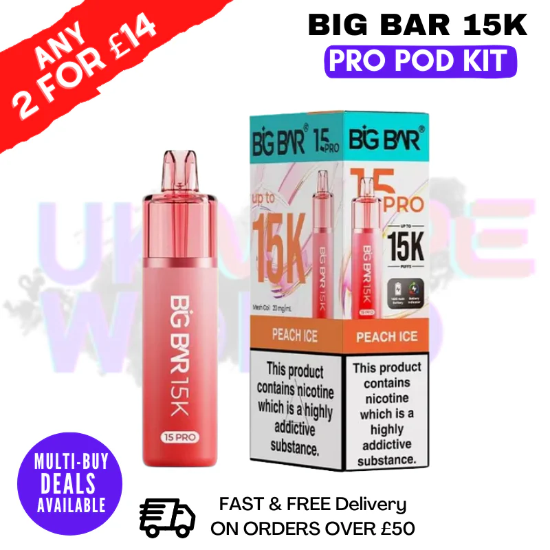 Big Bar 15K Pro 15000 Puff Pod Kit - Any 2 For £14 - Image 14