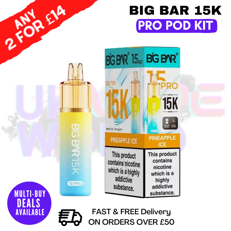 Big Bar 15K Pro 15000 Puff Pod Kit - Any 2 For £14 - Image 15