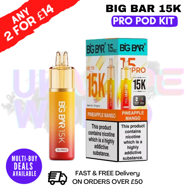 Big Bar 15K Pro 15000 Puff Pod Kit - Any 2 For £14 - Image 16