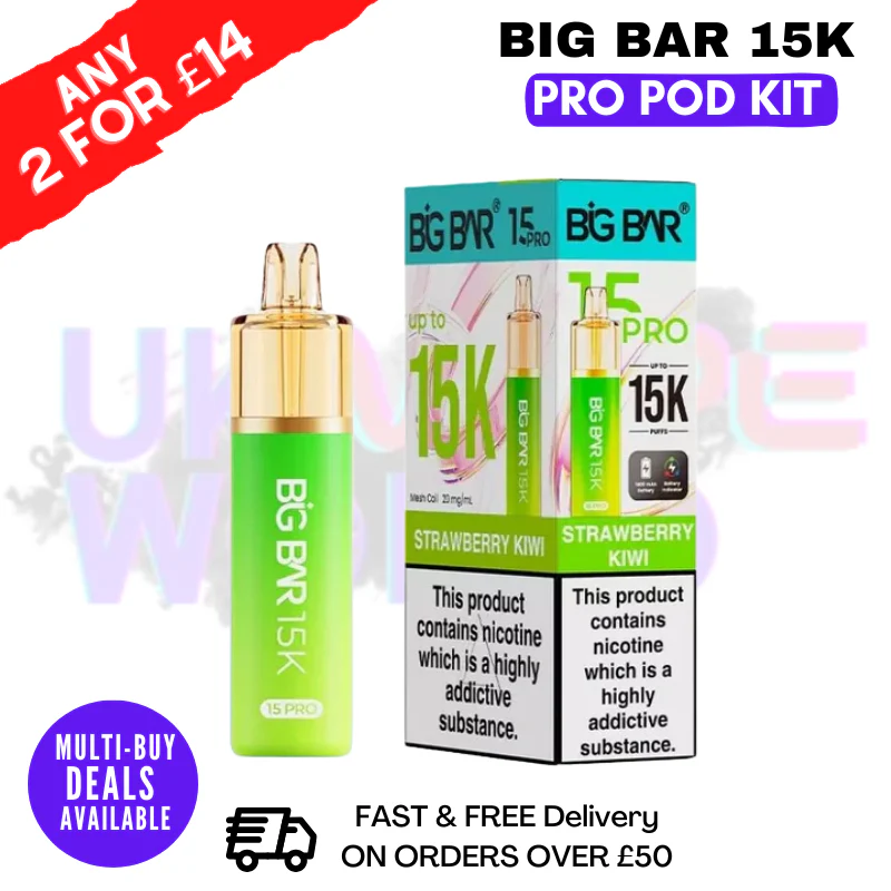 Big Bar 15K Pro 15000 Puff Pod Kit - Any 2 For £14 - Image 18