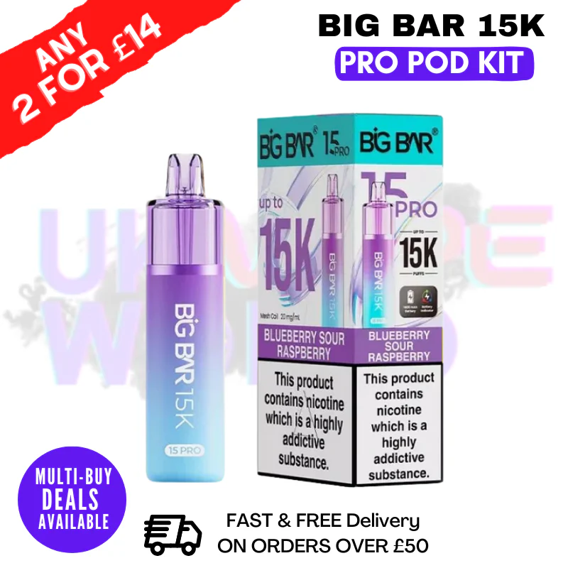 Big Bar 15K Pro 15000 Puff Pod Kit - Any 2 For £14 - Image 6