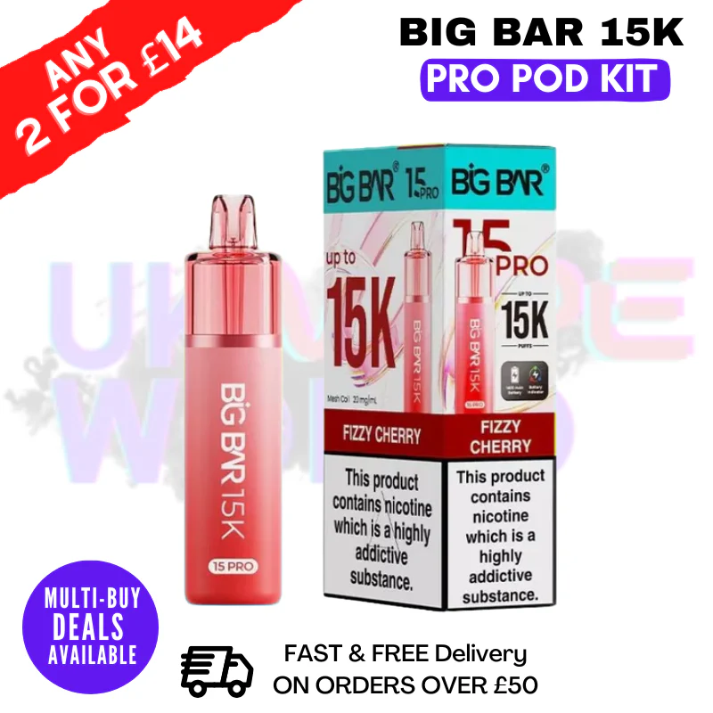 Big Bar 15K Pro 15000 Puff Pod Kit - Any 2 For £14 - Image 9
