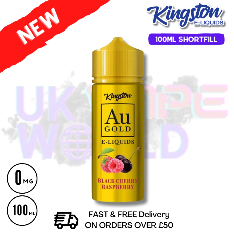 Black Cherry Raspberry - AU Gold Kingston 100ML Eliquid