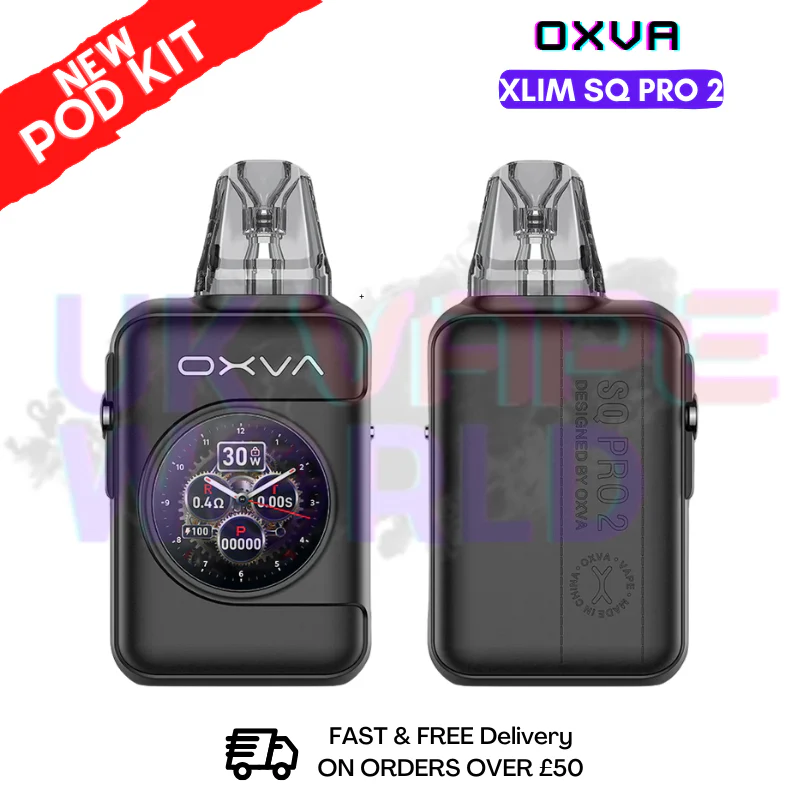 Black Leather Oxva Xlim SQ Pro 2 Kit