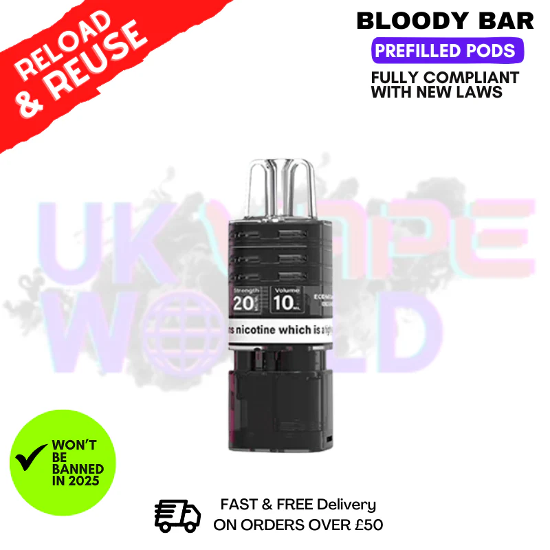 Blackberry Rasp Bloody Bar 10K Replacement Pod