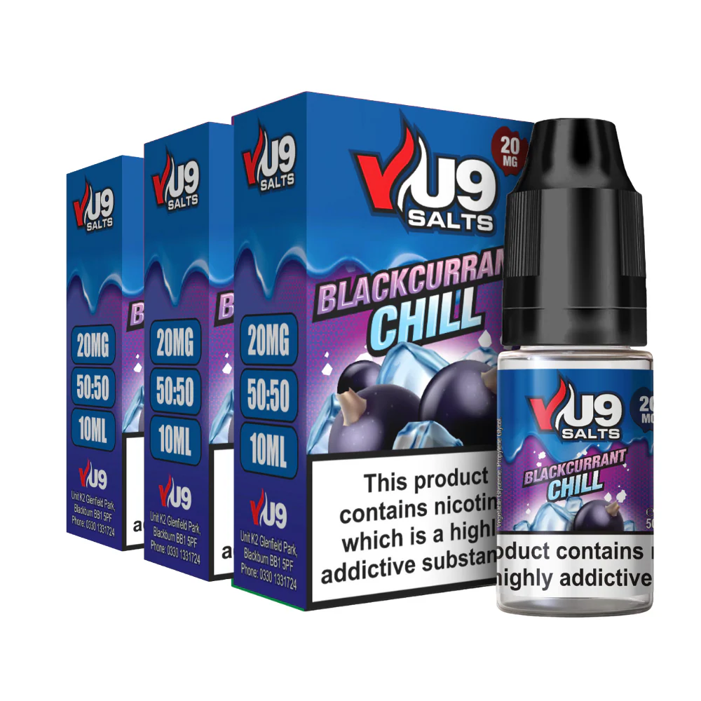Blackcurrant Chill Pod Nic Salt 10ml Nicotine E Juice by VU9 - Image 2