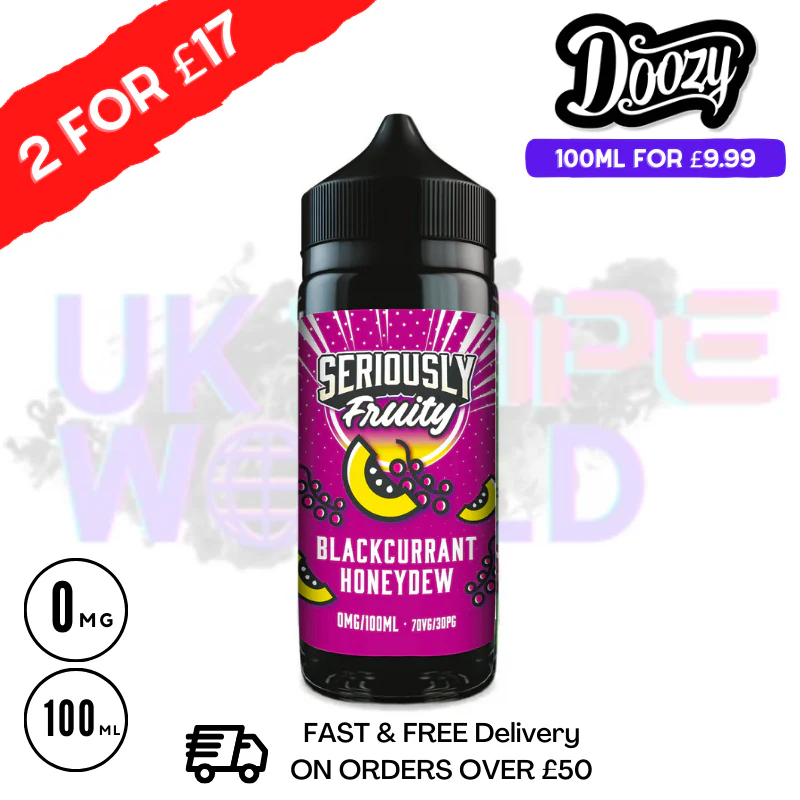 Blackcurrant Honeydew Doozy eJuice Shortfill 100ML Eliquid