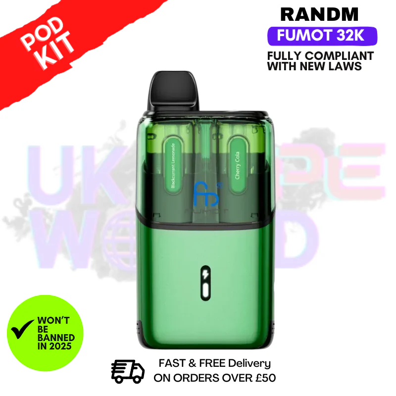 Blackcurrant lemonade RandM Fumot Ultra 32K T32000 Pod Kit