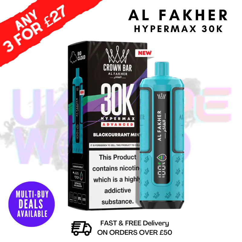 Blackcurrant Mint Al Fakher 30K HyperMax Pod Kit