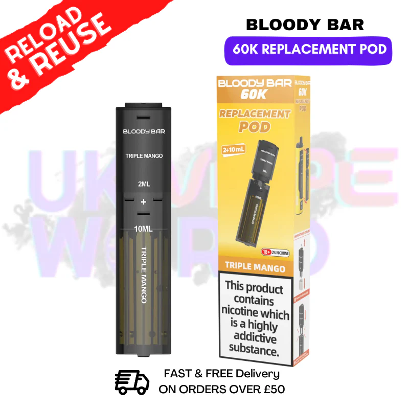 Bloody Bar 60K Replacement Pods - Any 4 For £13.20 - Image 17