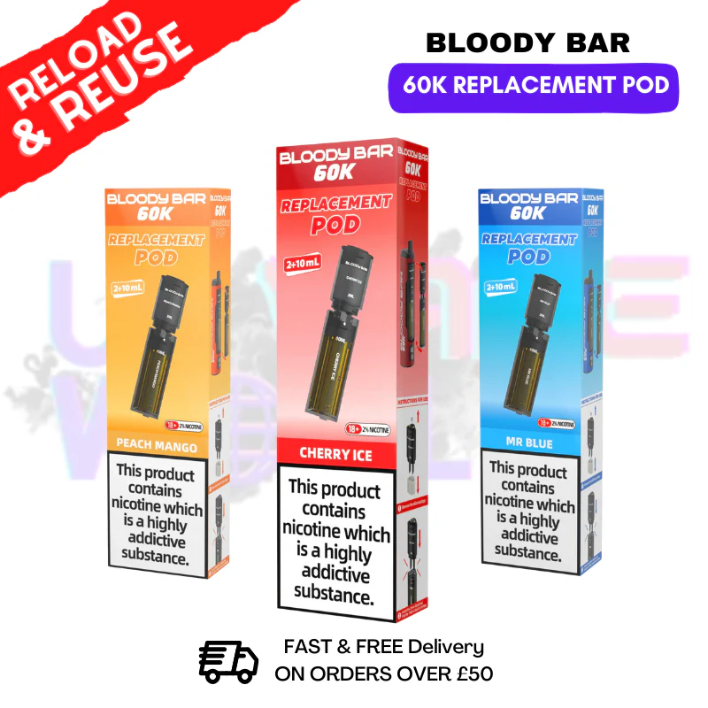 Bloody Bar 60K Replacement Pods - Any 4 For £13.20 - Image 21