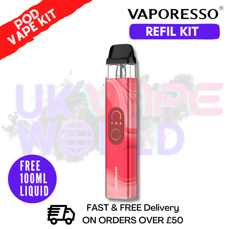 Bloody Mary Vaporesso Xros 4 Pod Vape Kit + Free 100ML Eliquid
