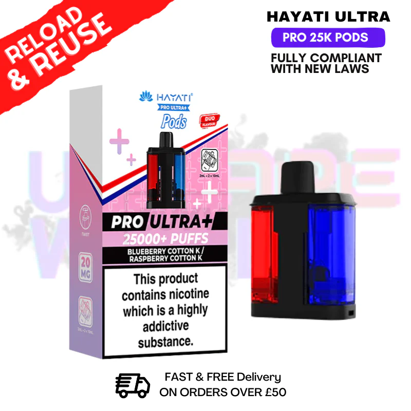Blue Cotton K Hayati 25K REFIL Pack Replacement Pods