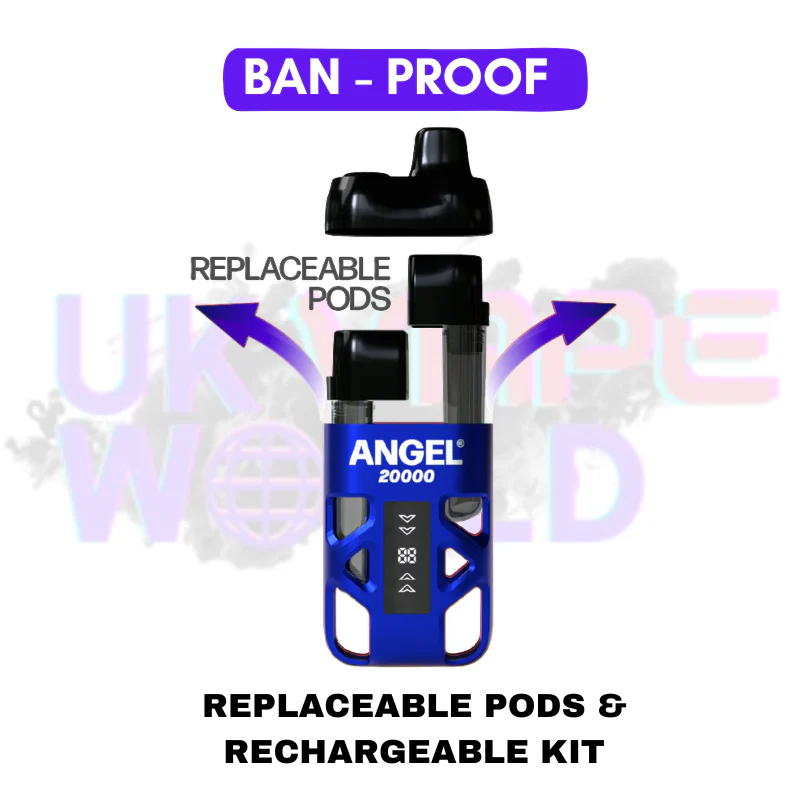 Blue Edition Angel Bar 20K Puff Twist Prefilled Pod Kit - Image 2