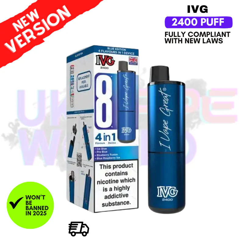 Blue Edition IVG 2400 Prefilled Pod Kit