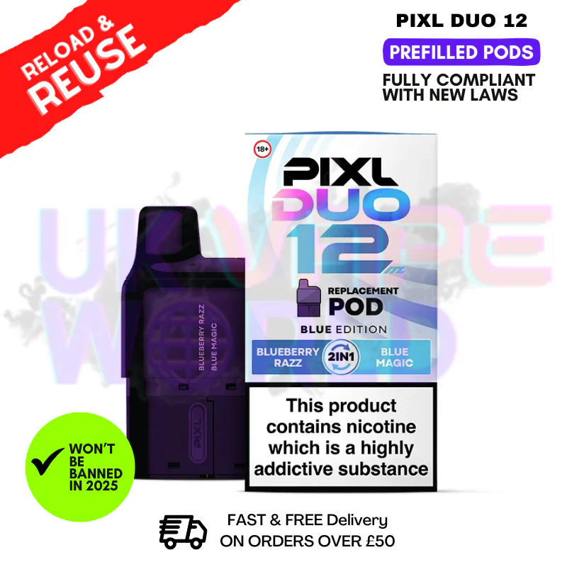 Blue Edition Pixl Duo Replacement Pod - £6.99