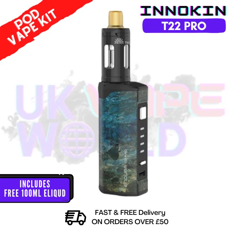 Blue Marble Innokin Endura T22 Pro Kit + FREE 100ML E Liquid