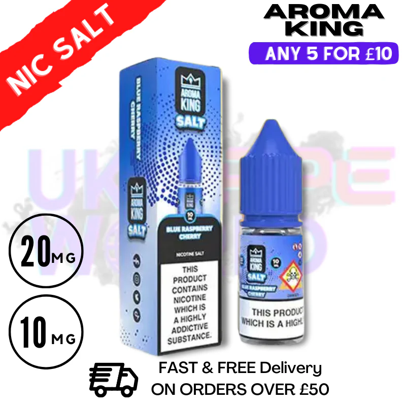 Blue Raspberry Cherry - Aroma King Nic Salt
