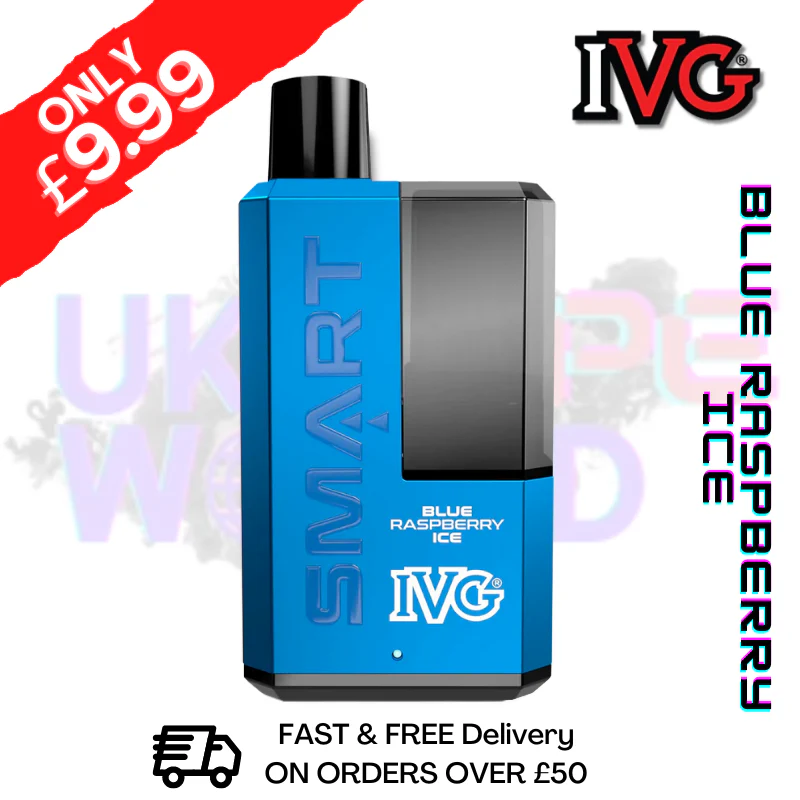 Blue Raspberry ICE IVG 5500 Smart Disposable Kit - ONLY £9.99
