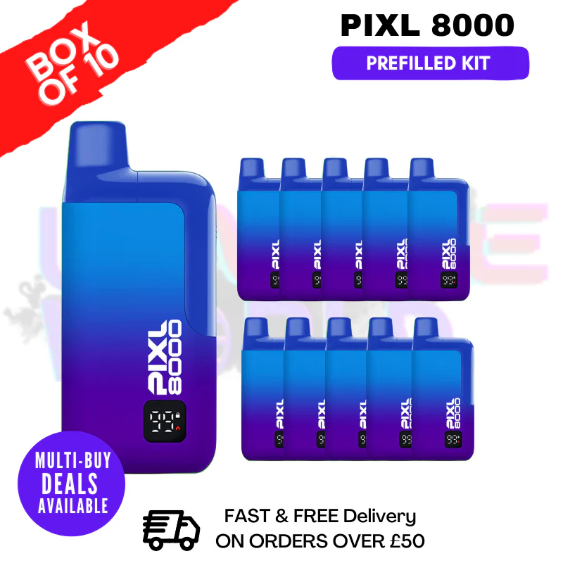 Blue Raspberry Pixl 8000 Kits Box Of 10